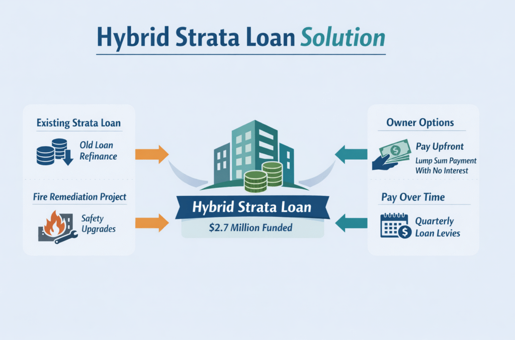 HORNSBY | 154-Lot Strata Scheme Refinances Debt and Funds Fire Safety Works