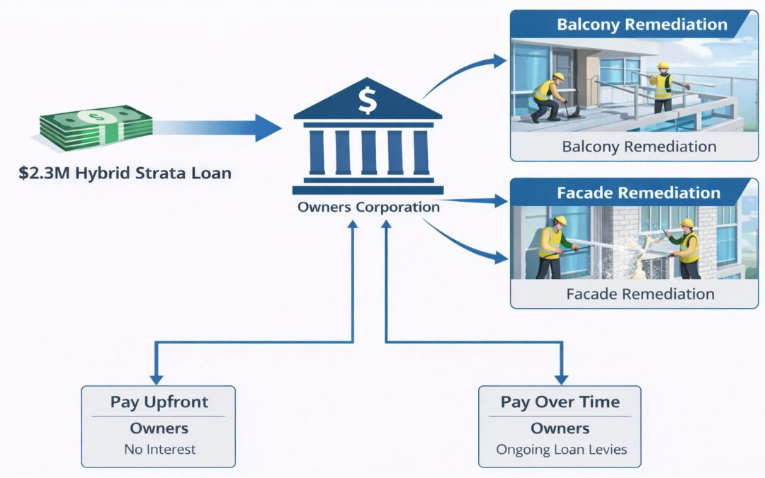 BOTANY | 99-Lot Strata Scheme Funds Balcony Defect Remediation Despite Elevated Arrears